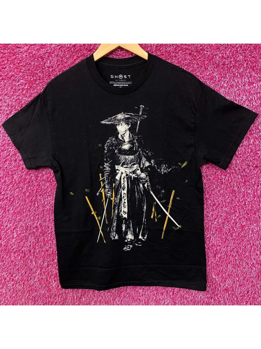 Ghost of Yōtei Atsu Art Game Graphic T-Shirt Medium